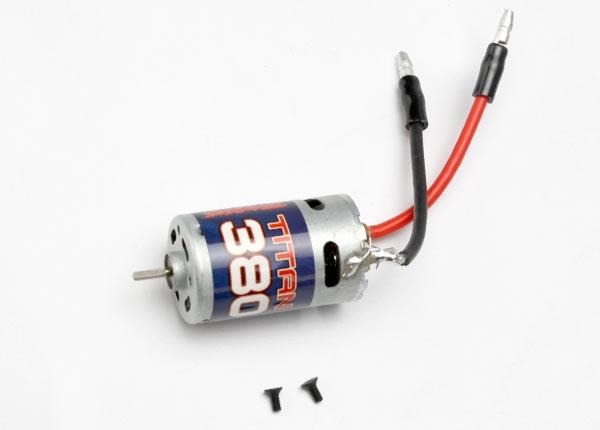 Motor, Titan 380 (18-turns), TRX7075 Traxxas TRX7075 Motor, Titan 380 (18-turns), TRX7075 - een zilver
