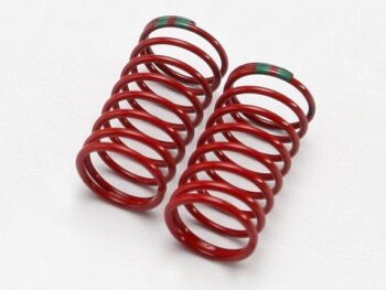 Traxxas TRX7141 Spring, shock (GTR) (2) (0.88 rate, double green) (1/16 Slas, TRX7141 - twee rode sp