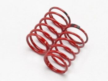 Traxxas TRX7143 Spring, shock (GTR) (2) (1.02 rate, double black) (1/16 Slas, TRX7143 - twee rode sp