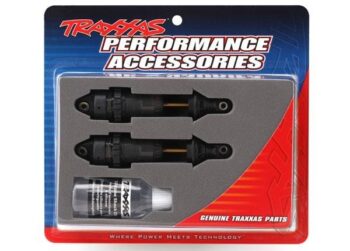 Traxxas TRX7461X Shocks, GTR long hard-anodized, TRX7461X