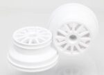 WHEELS, WHITE (2), TRX7472