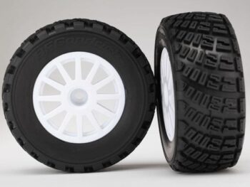 Traxxas TRX7473 TIRES & WHEELS, ASSEMBLED, GLUWhite wheels, BFGoodrich® Rall, TRX7473 - twee gemon