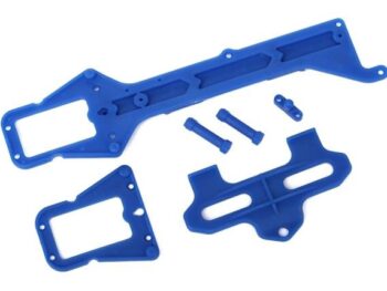Traxxas TRX7523 Upper Chassis/Battery Hold Dwn Upper, TRX7523 - een set van blau