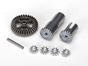 Traxxas TRX7579X Gear set, differential, metal output gears (2)/ spider gears, TRX7579X - een set