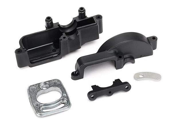 Gearbox Housing/ Motor Plate, TRX7590X Traxxas TRX7590X Gearbox Housing/ Motor Plate, TRX7590X - diverse zwarte