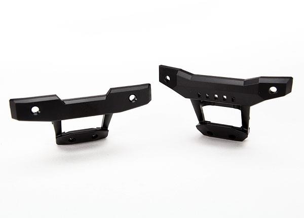 Bumper, front (1)/ rear (1), TRX7635 Traxxas TRX7635 Bumper, front (1)/ rear (1), TRX7635 - twee zwarte