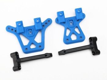 Traxxas TRX7637 Shock tower, front (1), rear (, TRX7637 - twee