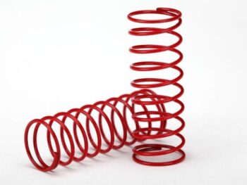 Traxxas TRX7666 Spring, shock (red) (GTR) (0.3, TRX7666 - twee glanz