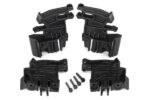 Battery hold-down mounts, left (2)/ right (2)/ 3x18mm CS (4), TRX7718