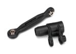 Servo horn, steering/ linkage, steering (46mm, assembled wit, TRX7747