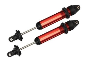 Traxxas TRX7761R Shocks, GTX, aluminum, red-anodized (fully assembled w/o sp, TRX7761R - twee