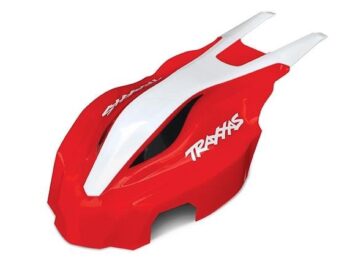 Traxxas TRX7911 Canopy, front, red/white, Aton, TRX7911 - rood