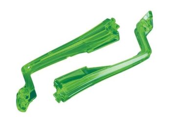 Traxxas TRX7959 LED lens, rear, green (left & right), TRX7959 - twee transpar