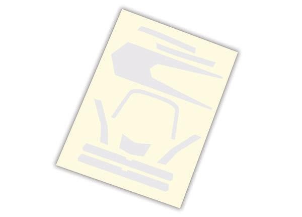 Decals, high visibility, white, TRX7984 Traxxas TRX7984 Decals, high visibility, white, TRX7984 - een vel