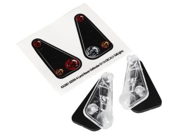 Traxxas TRX8014 Tail light housing (2)/ lens (2)/ decals (left & right), TRX8014 - twee transpar