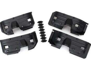 Traxxas TRX8018 Fenders, inner, front & rear (2 each)/ rock light covers (8), TRX8018 - vier zwar