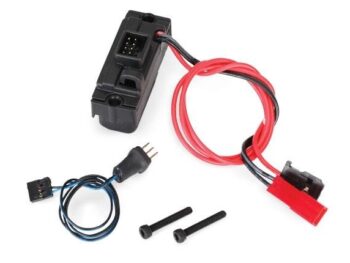 Traxxas TRX8028 LED lights, power supply (regulated, 3V, 0.5-amp), TRX-4/ 3-, TRX8028 - een zwar