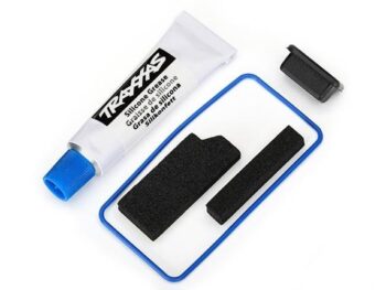 Traxxas TRX8225 Seal kit, receiver box (includes o-ring, seals, and silicone, TRX8225 - witte