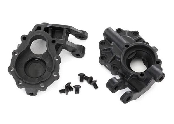 Traxxas TRX8252 Portal drive housing, inner, front (left & right)/ 2.5x4 BCS, TRX8252