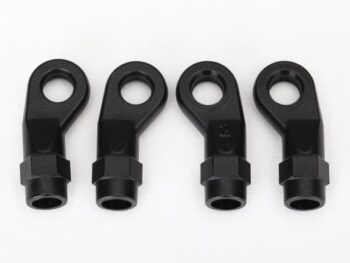 Traxxas TRX8278 Rod ends, offset (4), TRX8278 - vier zwarte