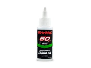 Traxxas TRX5034 Oil, shock (50 wt, 600 cSt, 60cc) (silicone) - witte plastic fles met een