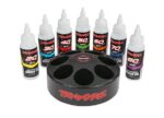 Spinning carousel rack (includes 20 wt, 30 wt, 40 wt, 50 wt, 60 wt, 70 wt, & 80 wt premium shock oils)