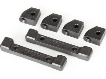 Traxxas TRX8334 Mounts, suspension arms (front & rear) (4)/ hinge pin retain, TRX8334 - zes don