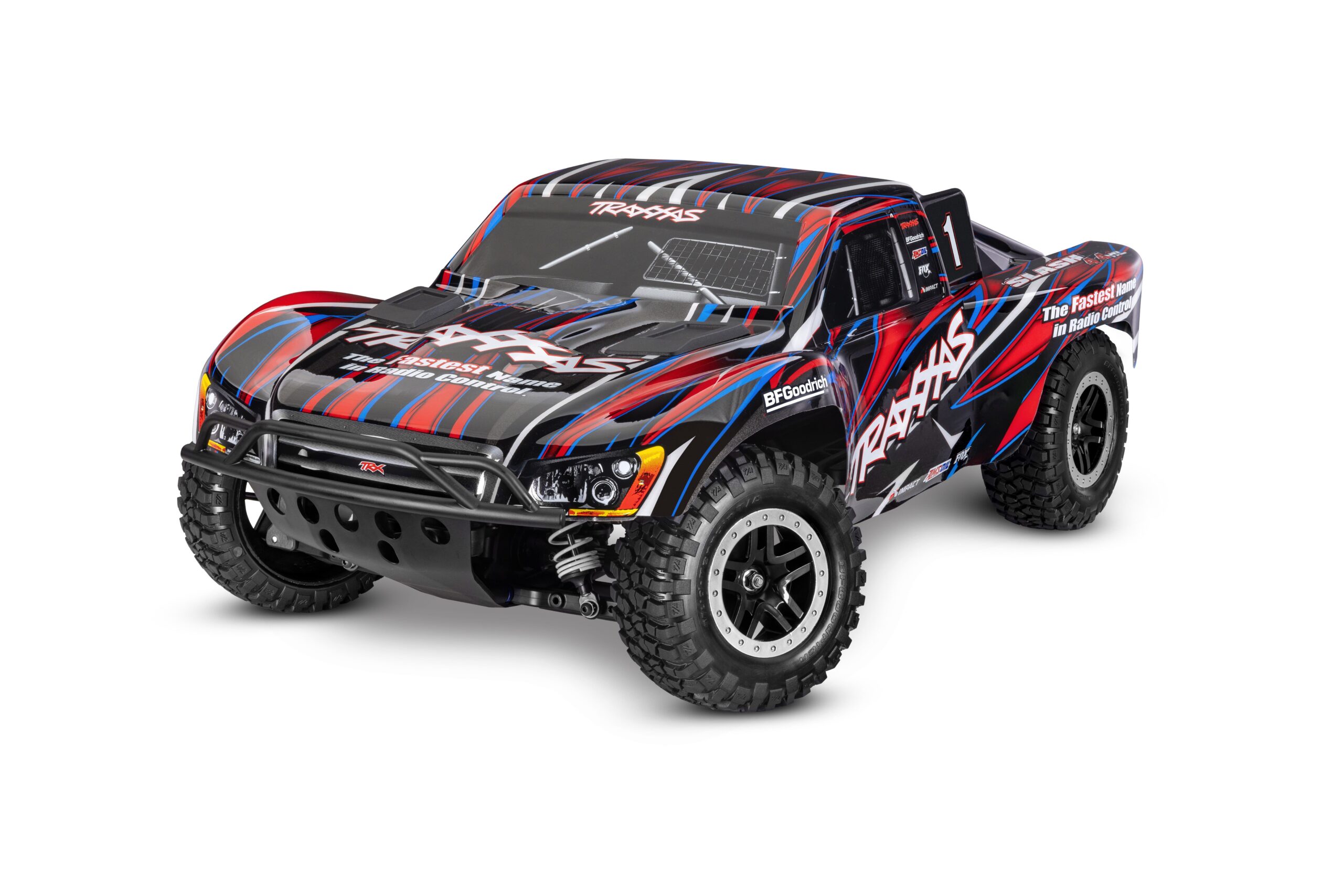 Traxxas Slash 4X4 VXL Clipless HD - Red Traxxas TRX68386-4RED Traxxas Slash 4X4 VXL Clipless HD - Red - een radiografisch bestuurb