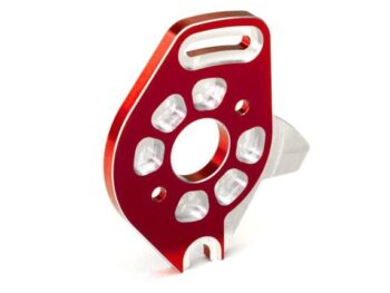 Traxxas TRX6890R Plate, motor, 6061-T6 aluminum (red-anodized) - rood-gean