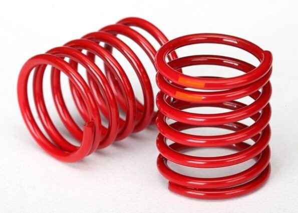 Traxxas TRX8365 Spring, shock (red) (3.325 rate, orange stripe) (2), TRX8365