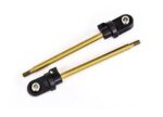 Shock shaft, 92mm (GTX) (TiN-coated) (2) (assembled with rod ends & hollow balls)