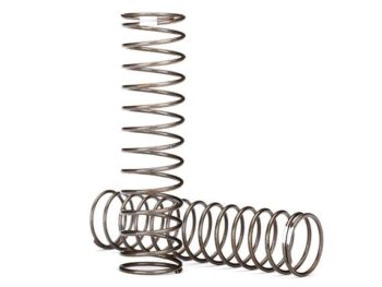 Traxxas TRX8043 Springs, shock (natural finish(GTS)(0.30 rate, white stripe), #TRX8043 - twee metalen