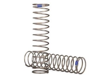 Traxxas TRX8045 Springs, shock (natural finish(GTS)(GTS) (0.61 rate, blue st, #TRX8045 - twee metalen sch