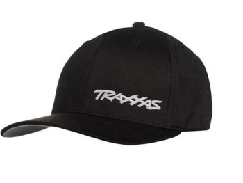 Traxxas TRX1187-BLW-LXL Flex Hat Curve Bill Blk/Wht LX - een
