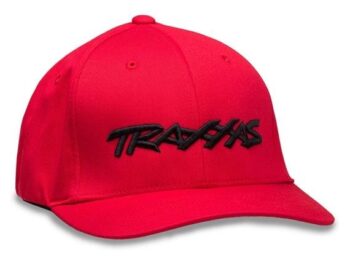 Traxxas TRX1188-RED-LXL Traxxas Logo Hat Red Large/Ext - een