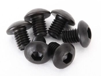 Traxxas TRX2515 Screws, 3x4mm button-head machine (hex drive) (6) - zes zwarte