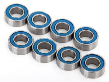Traxxas TRX7019R Ball bearings, blue rubber sealed (4x8x3mm) (8)