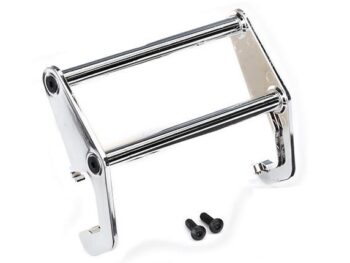 Traxxas TRX8066 Push bar, bumper (chrome) (fits #8069 bumper) - glanzende