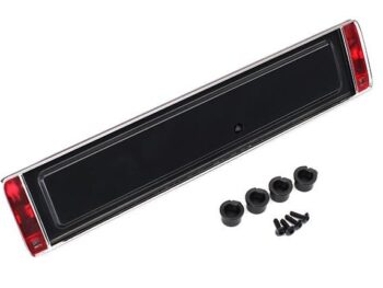 Traxxas TRX8071 Tailgate panel/ tail light lens (2) (left & right) - zwart