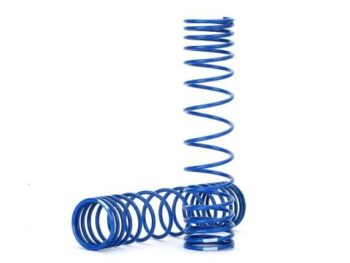 Traxxas TRX8444A Spring, shock, front (blue) (GTR) - drie glanzende