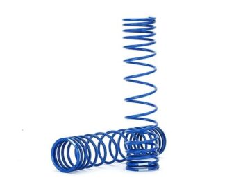 Traxxas TRX8445A Spring, shock, rear (blue) (GTR) - twee blauwe