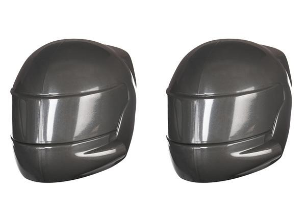 Driver helmet, grey (2) Traxxas TRX8518 Driver helmet, grey (2) - twee identieke