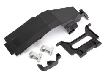 Traxxas TRX8524 Battery door/ battery strap/ retainers (2)/ latch - een set van