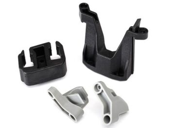 Traxxas TRX8525 Battery connector retainer/ wall support/ front & rear clips - vier plastic