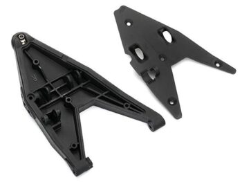 Traxxas TRX8532 Suspension arm, lower right/ arm insert (assembled with hollow ball) - twee zwarte