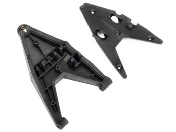 Traxxas TRX8533 Suspension arm, lower left/ arm insert (assembled with hollow ball) - twee zwarte