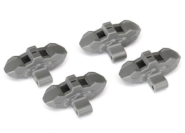 Brake calipers, front or rear (grey) (4) Traxxas TRX8567 Brake calipers, front or rear (grey) (4) - vier ident