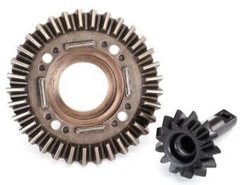Traxxas TRX8578 Ring gear, differential/ pinion gear, differential (front) - twee metal