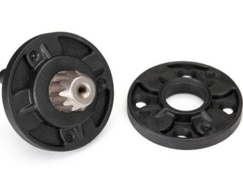 Traxxas TRX8592 Housing, planetary gears (front & rear halves) - twee