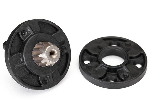 Housing, planetary gears (front & rear halves) Traxxas TRX8592 Housing, planetary gears (front & rear halves) - twee